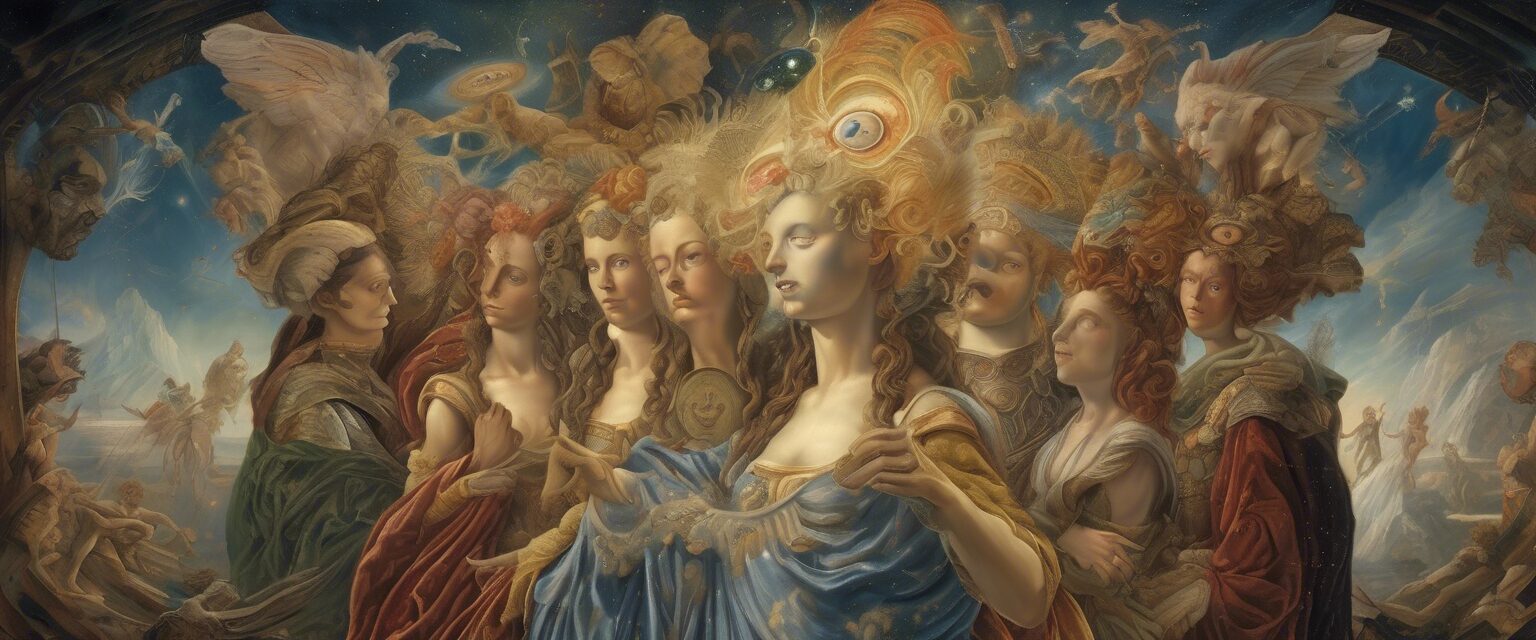  Deidades Futuristas: Un Renacimiento Cósmico

