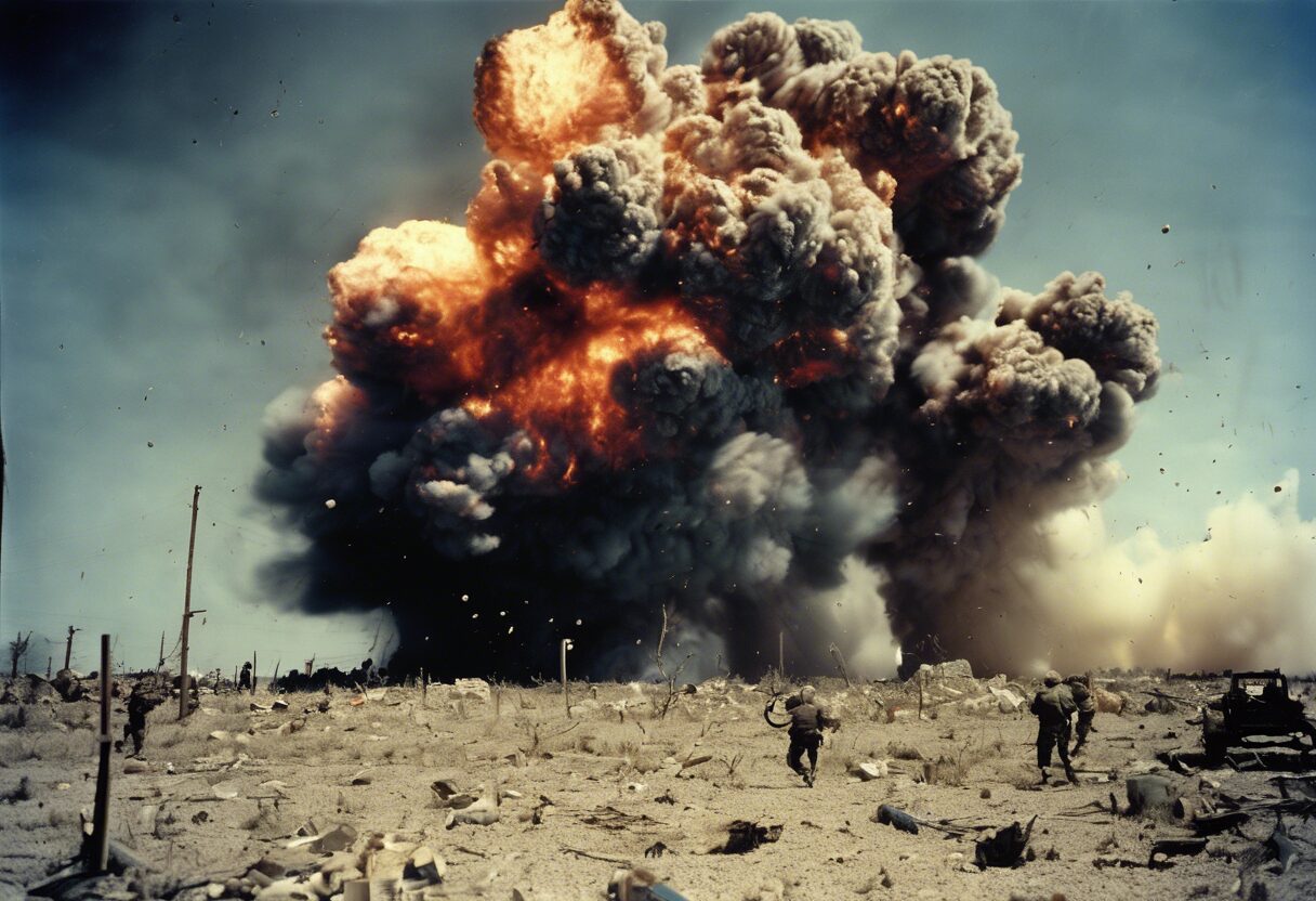  "Destellos Explosivos: Revelaciones de un Conflicto"

