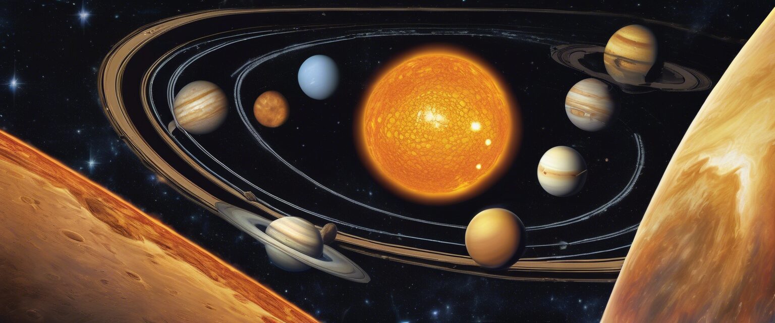  "La Danza Cósmica: Un retrato visual del Sistema Solar"

