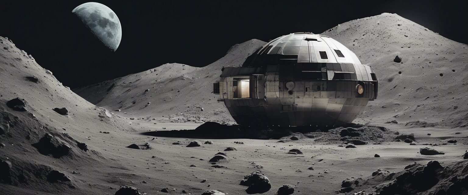  Oasis Lunar: La Simbiosis de Tecnología y Vida

