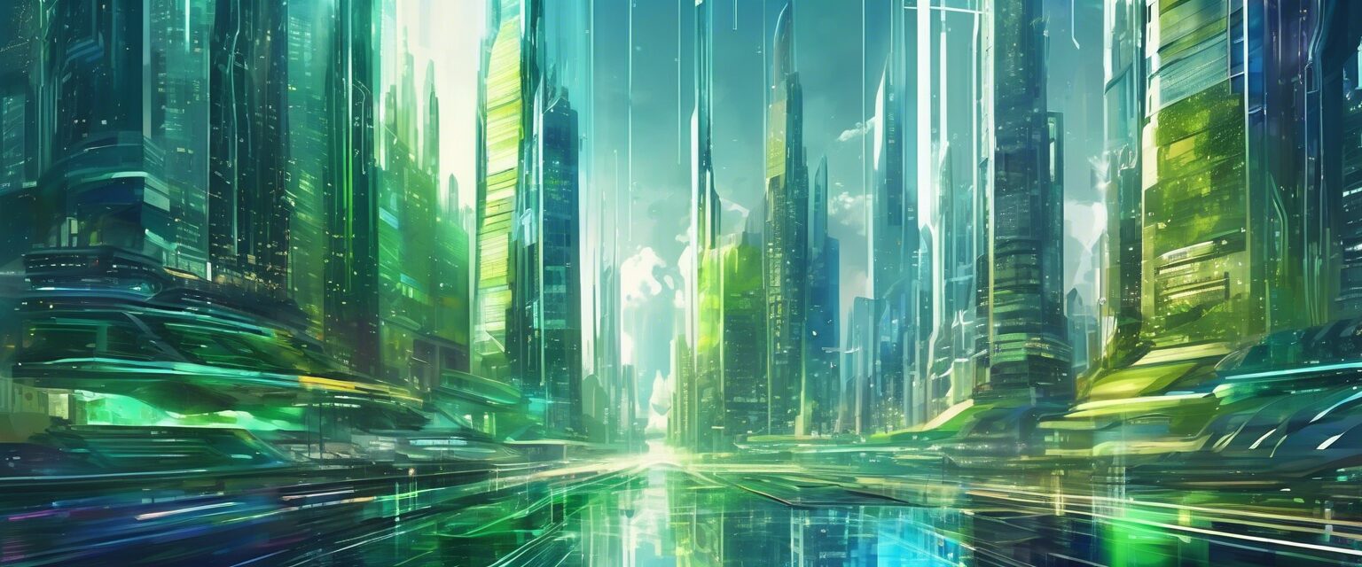  Disolución de Multirealidades en la Ciudad Futurista Posthumana

