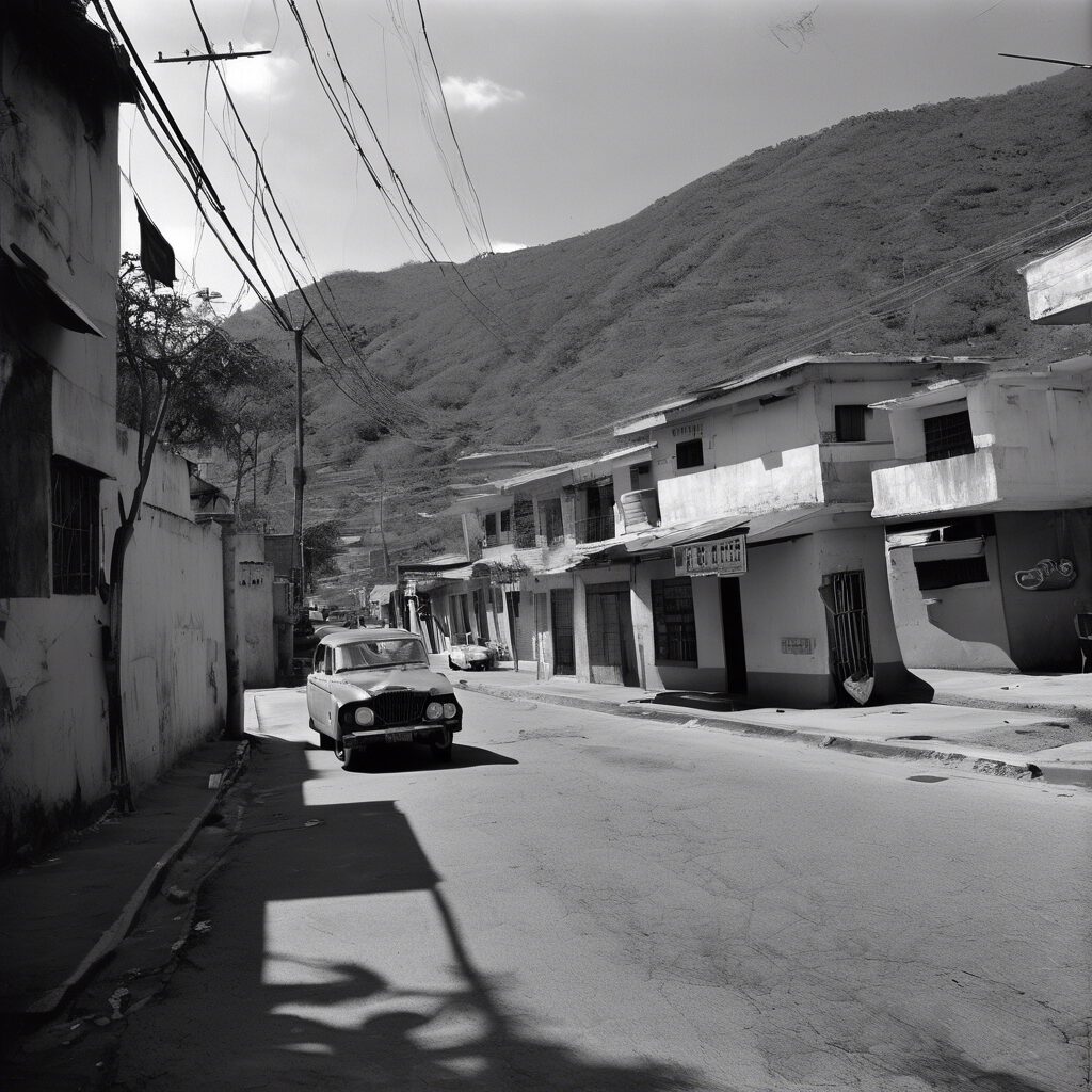  "Venezuela Futurista: Una Perspectiva en Blanco y Negro"

