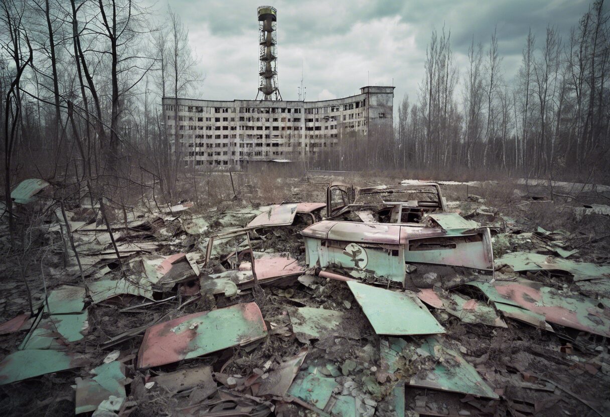  "Renacimiento en la Tragedia: La Desolación de Chernobyl"

