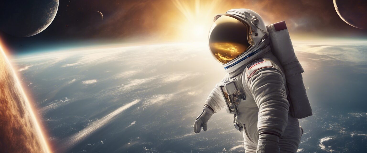  "La Carrera Espacial: Aspiraciones Bajo el Cielo Estrellado"

