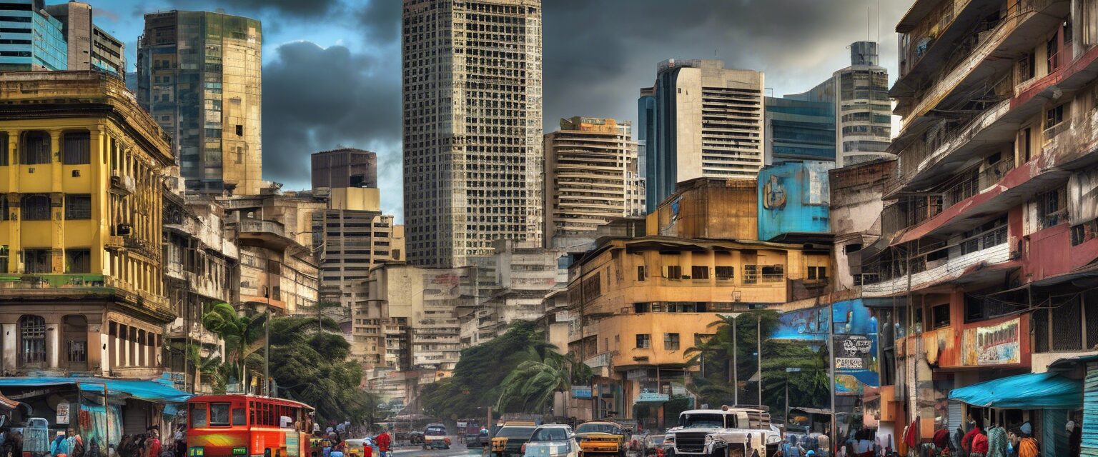  "Resiliencia en Contraste: Un Toque de Realismo Venezolano"

