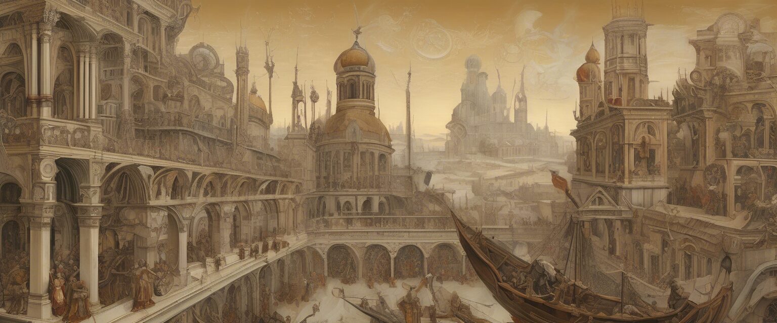  "Renacimiento Futurista: Maquinaria de una Era Pasada Imaginada"

