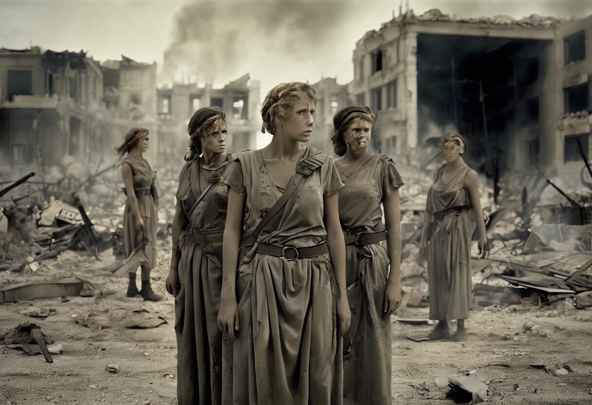  "Resiliencia Femenina en Tiempos de Guerra"

