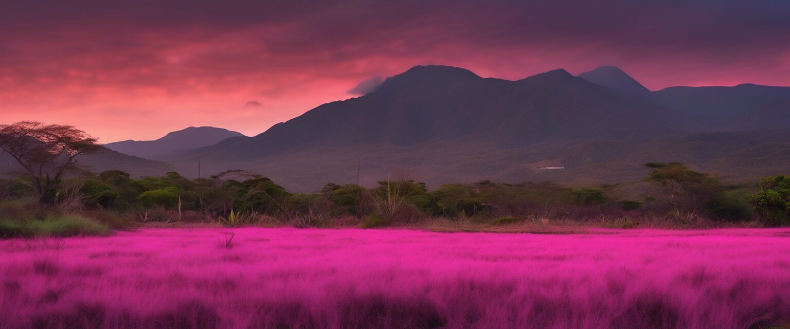  Sutil Crepúsculo en las Montañas de Arepuela 

