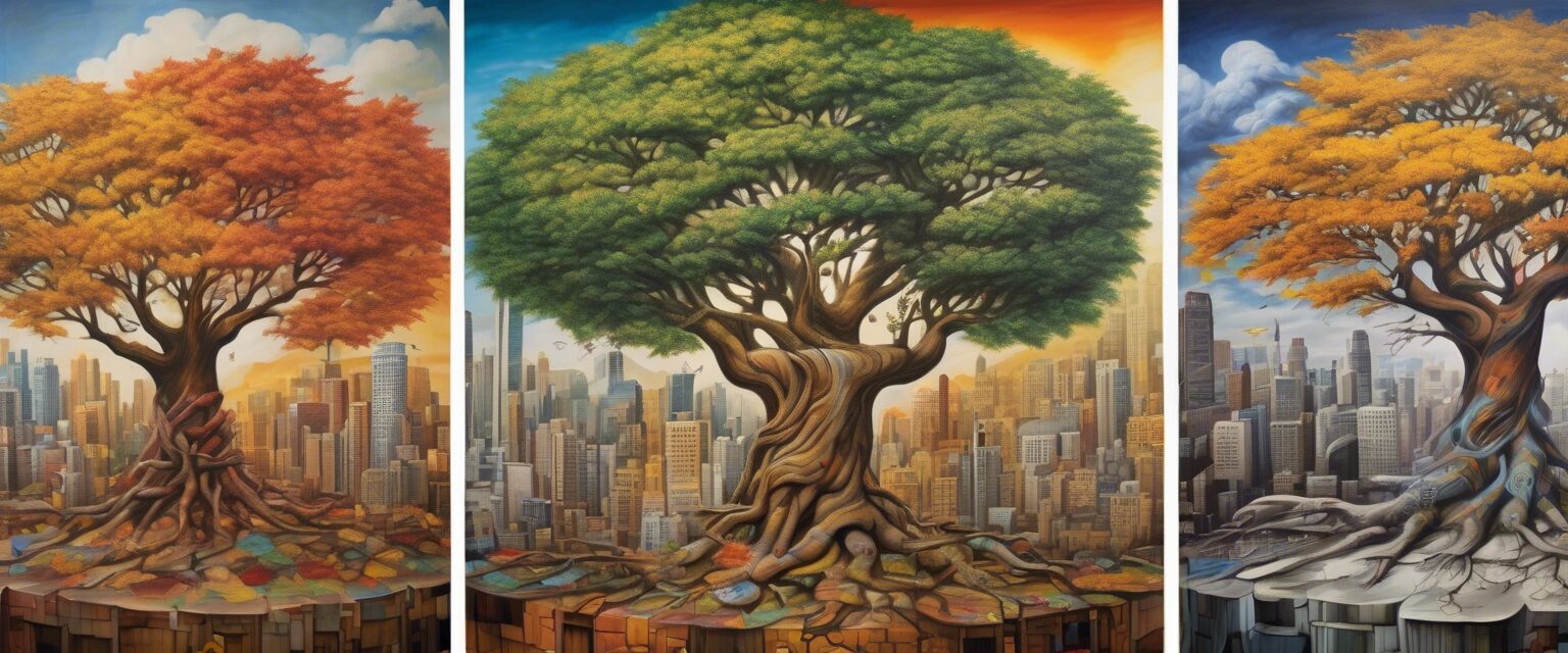  "La Vida en Colores: Un Mosaico de Existencia"  

