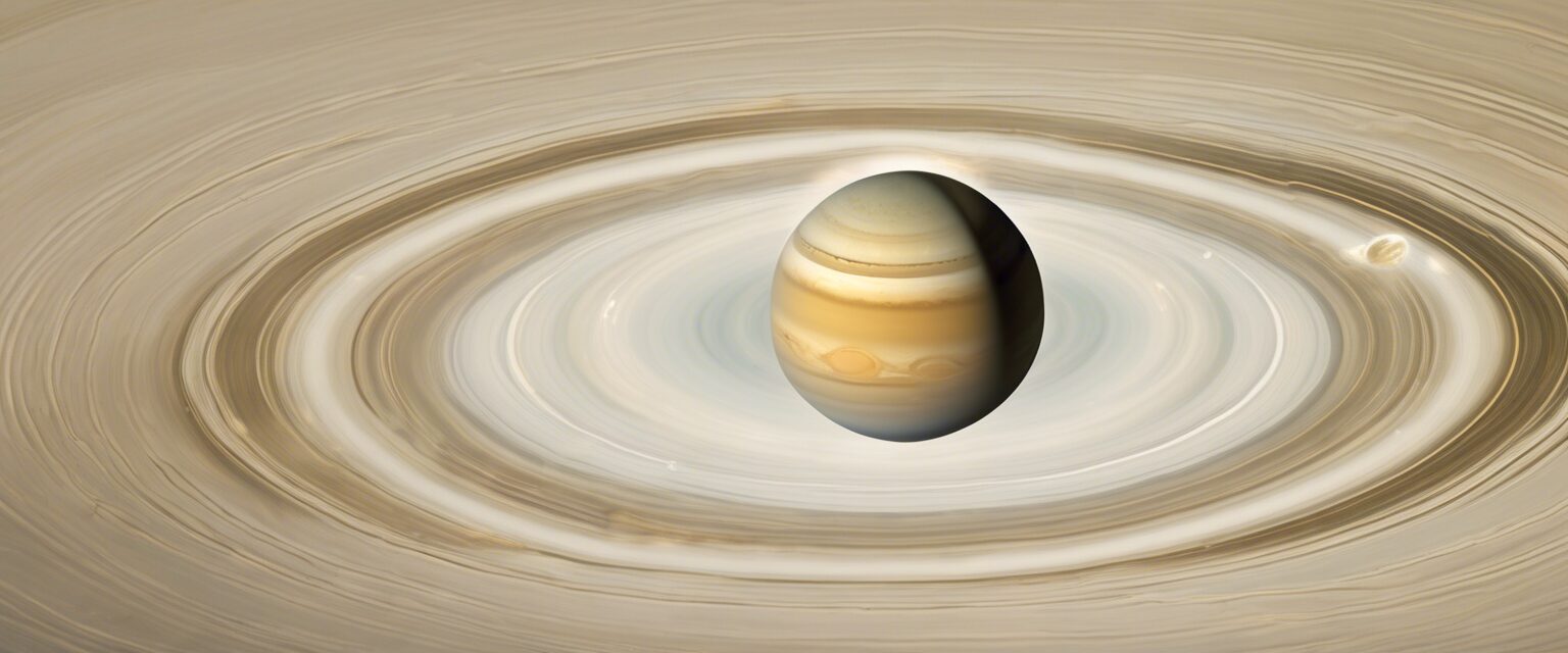  "Saturno: Majestuosidad Cósmica y Curiosidad Humana"

