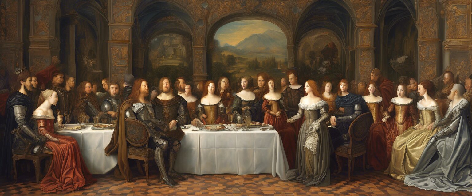  "Banquete de Contrastes: Pasado y Futuro Compartiendo Mesa"

