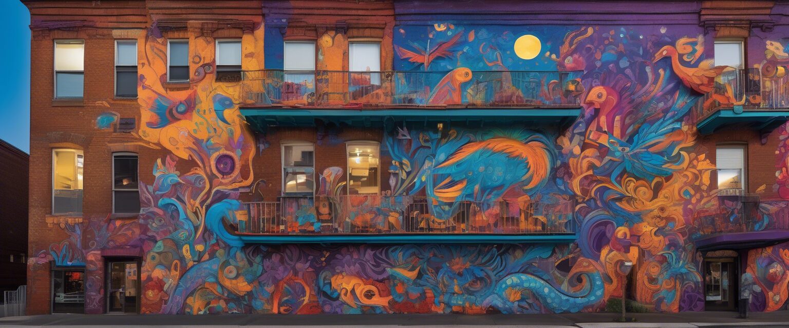  "Noche Mágica: El Mural Urbano de VAN"

