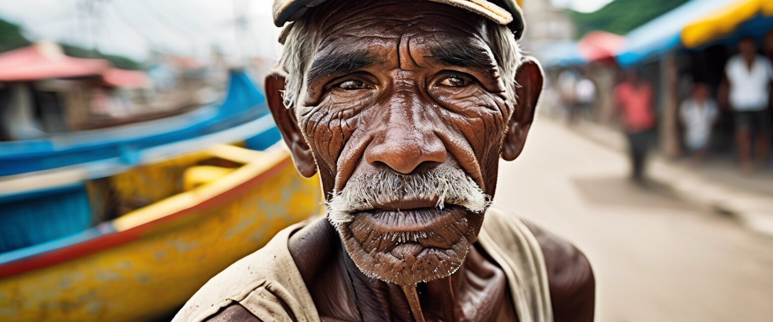  "Esperanza entre las Olas: Un Retrato de la Fortaleza Venezolana"

