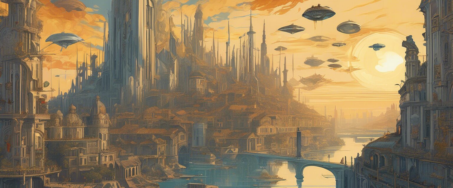  "Futuro Utopico: La humanidad y naturaleza coexistiendo"

