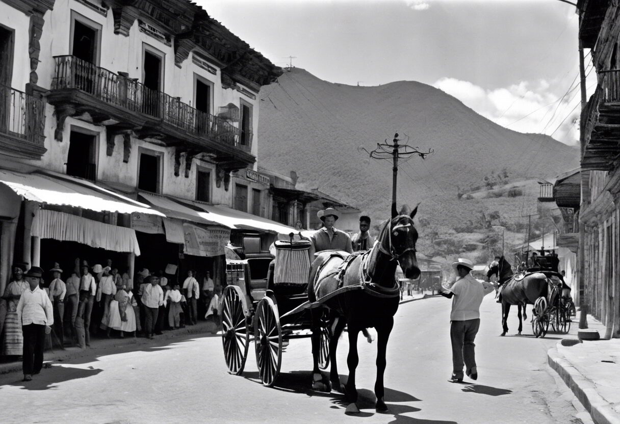  "Calesas y Cuatro: Un Retrato del Transporte Venezolano del Siglo XIX"

