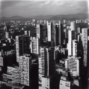  "Atravesando Tiempos: Futuro y Tradición en Blanco y Negro"

