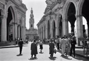  "Ecos de Libertad: Plaza Bolívar, mediados del siglo XIX"

