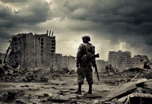  "Silueta de la Resistencia en el Tercer Apocalipsis"

