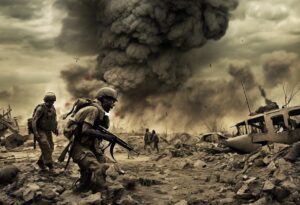  "Valentía entre el Caos: Visiones de una Tercera Guerra Mundial"

