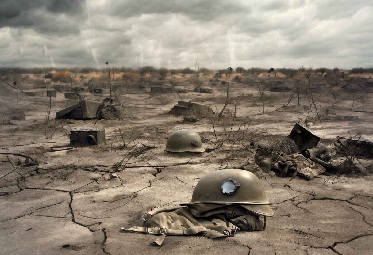  "Estrellas en la Desolación: El Lamento de la Tercera Guerra Mundial"

