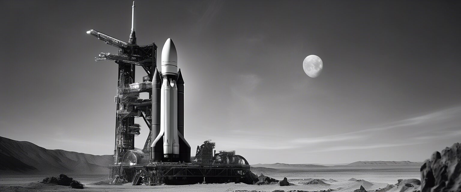  

"Conquistando la Noche: El Despegue de la Carrera Espacial"

