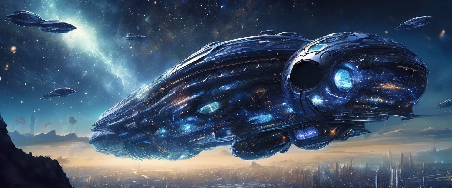  "Entre Luz y Sombra: Naves Espaciales del Futuro"

