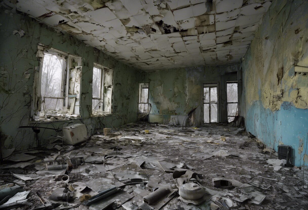  "Chernobyl: El Silencio Helado de la Desolación Nuclear"

