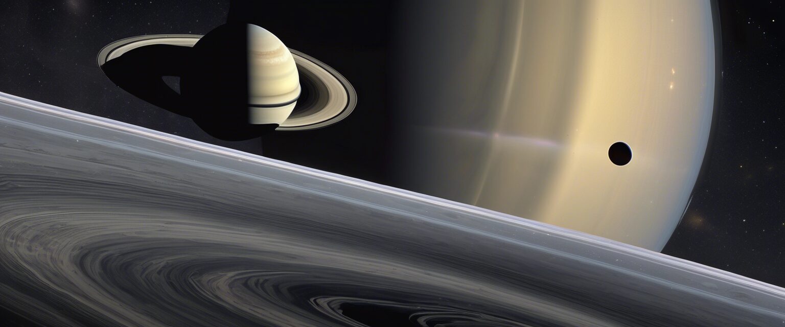  "La majestuosidad de Saturno: Un espectáculo celestial"

