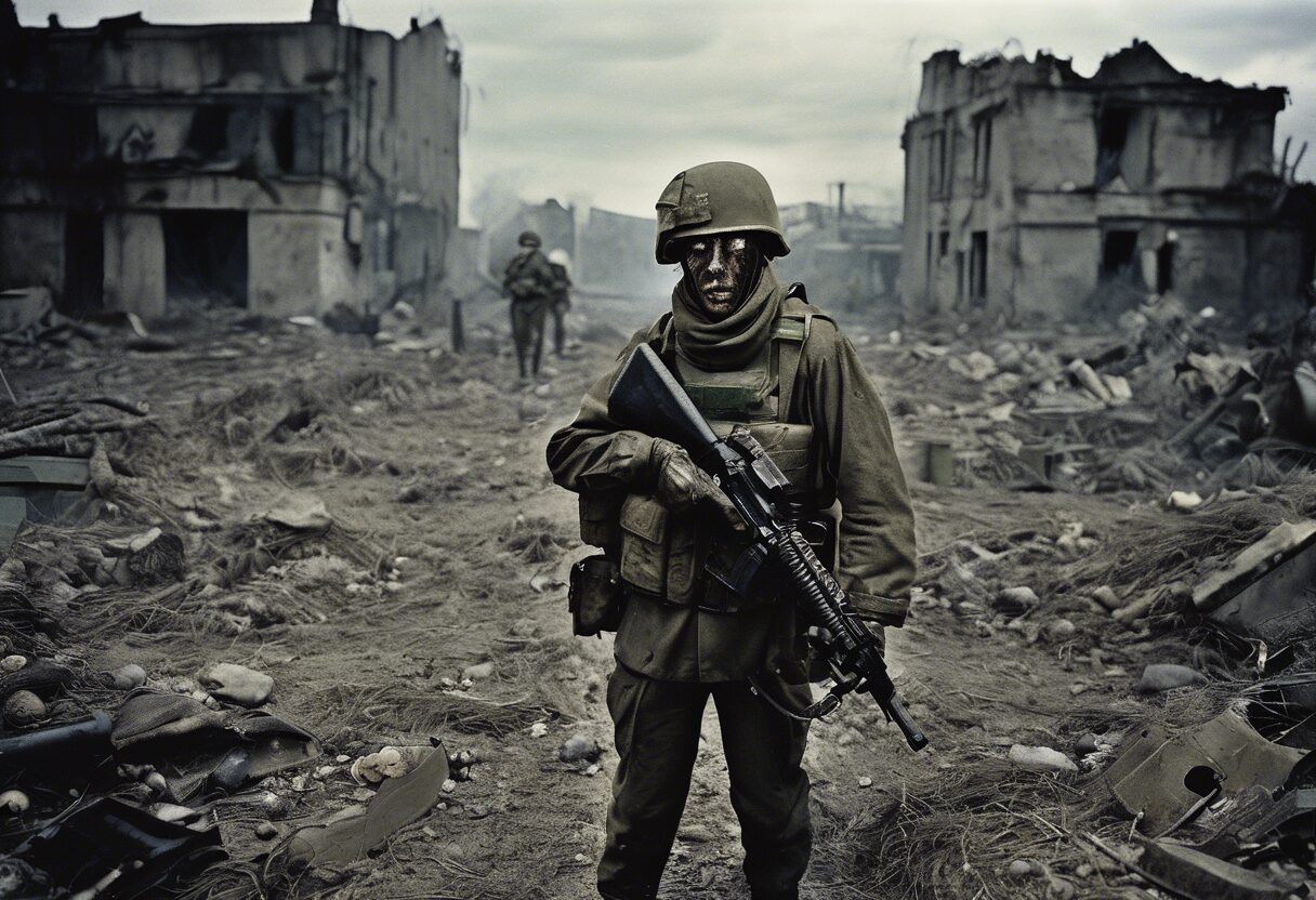  "Tercera Guerra Mundial: Un Retrato Desgarrador y Saturado"

