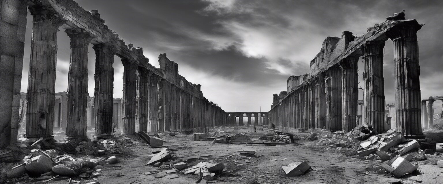  "Retrato de la Esperanza en la Desolación Postapocalíptica"

