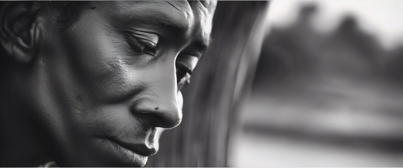  "La Intimidad Revelada: Un Retrato en Blanco y Negro"

