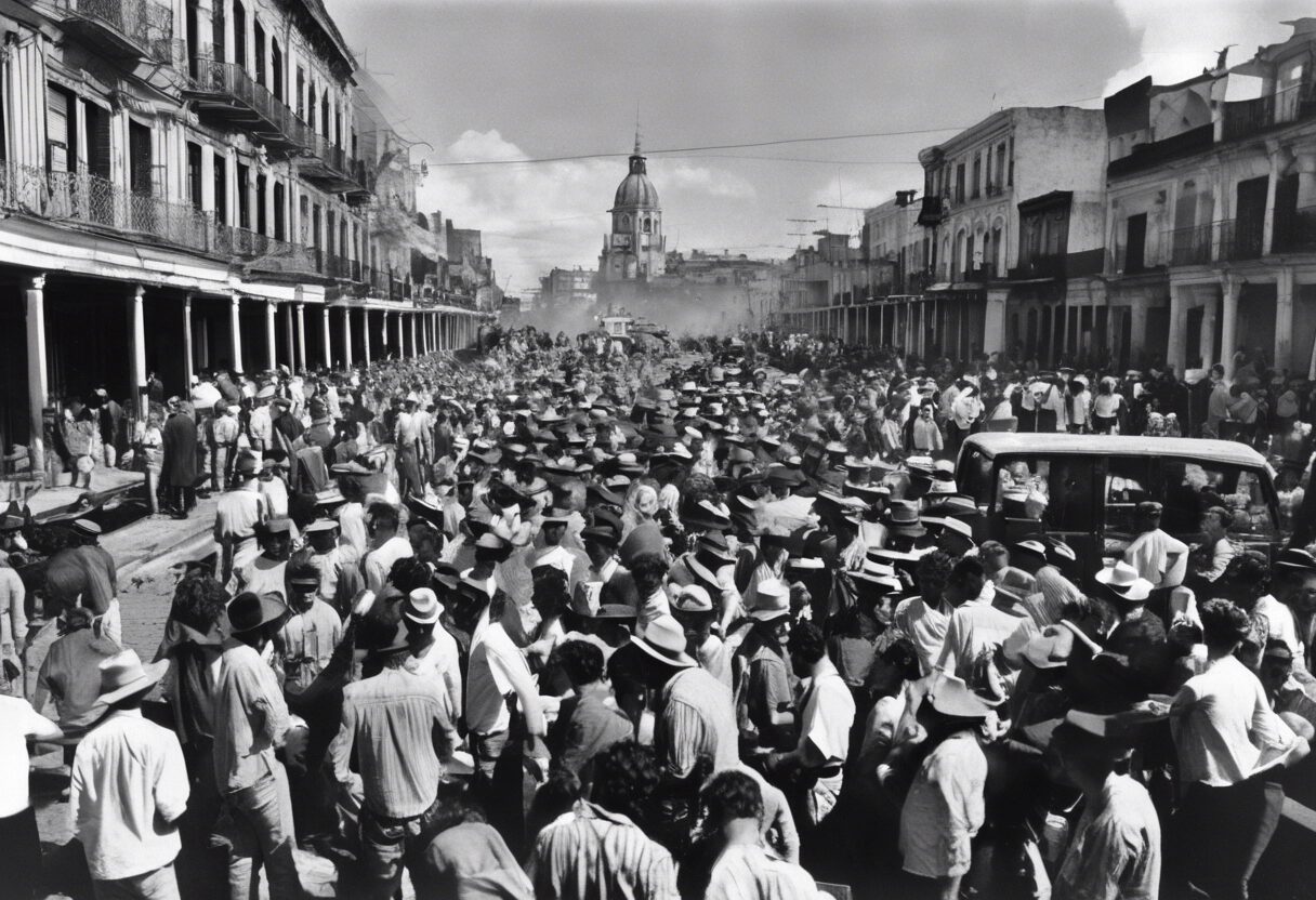  Fervor en la Plaza: Un Retrato Político Venezolano del Siglo XIX

