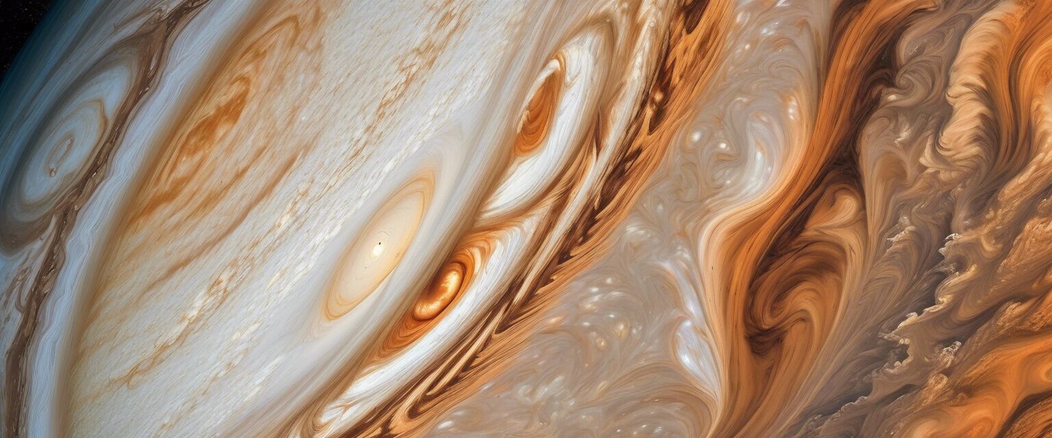  Majestuosidad Divina: Júpiter en el Espacio Profundo

