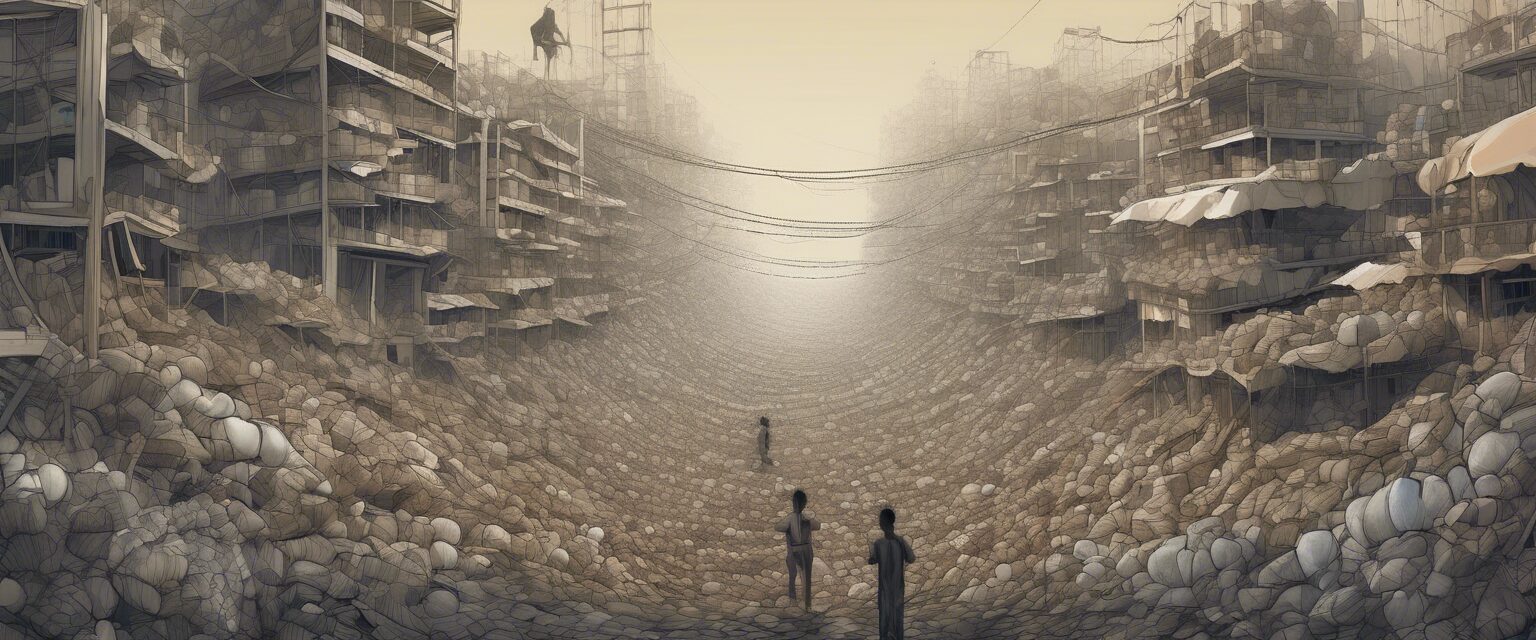  Nebulosa de la Disparidad: Una visualización de la hambruna y la pobreza.

