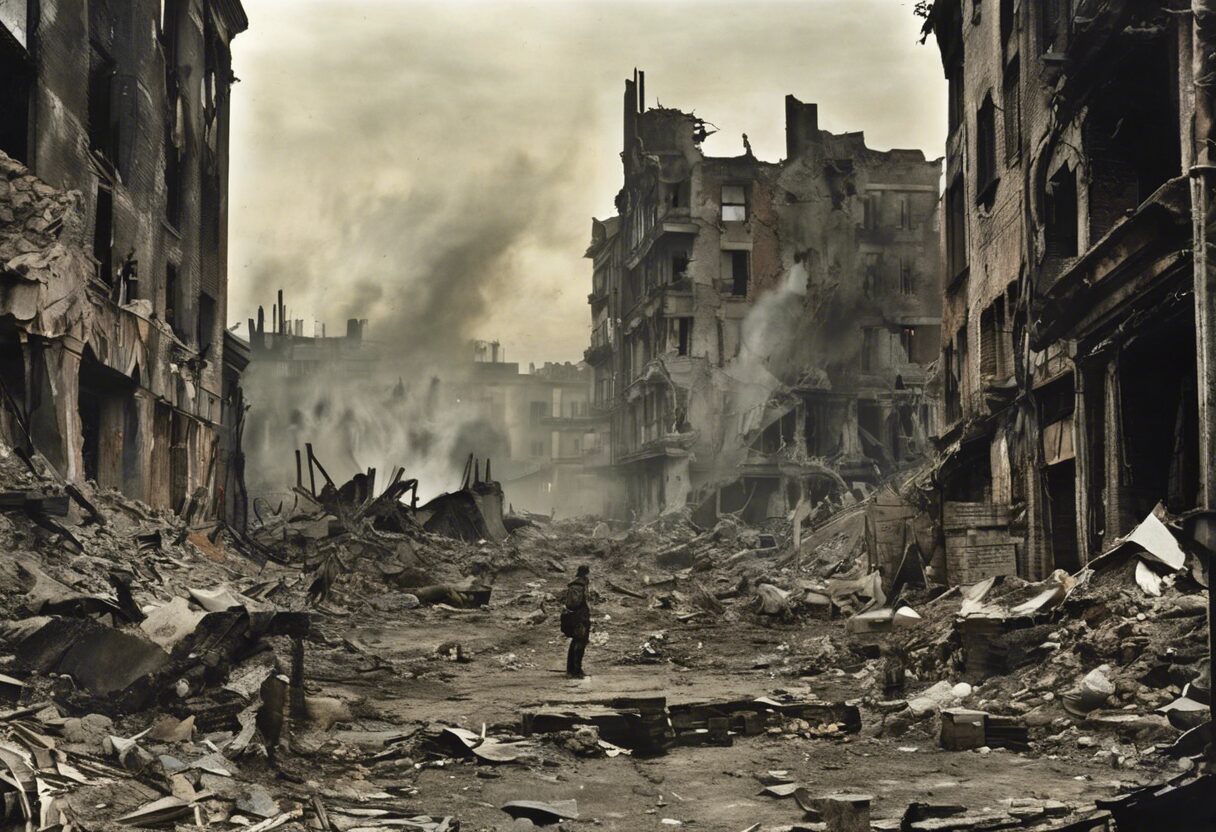  "Amanecer Desafiante: Siluetas de la Tercera Guerra Mundial" 

