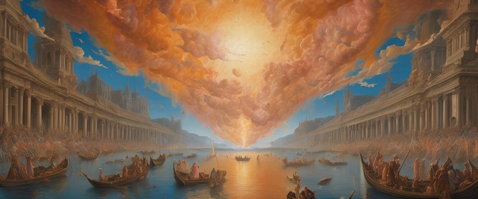  "Deidades Futuristas: el Amanecer de lo Divino Entre lo Terrenal"

