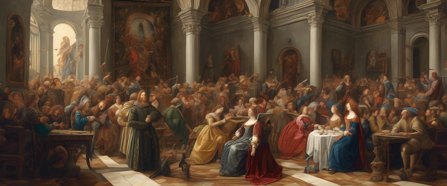  "El susurro de las Noticias Falsas en la corte Renacentista"

