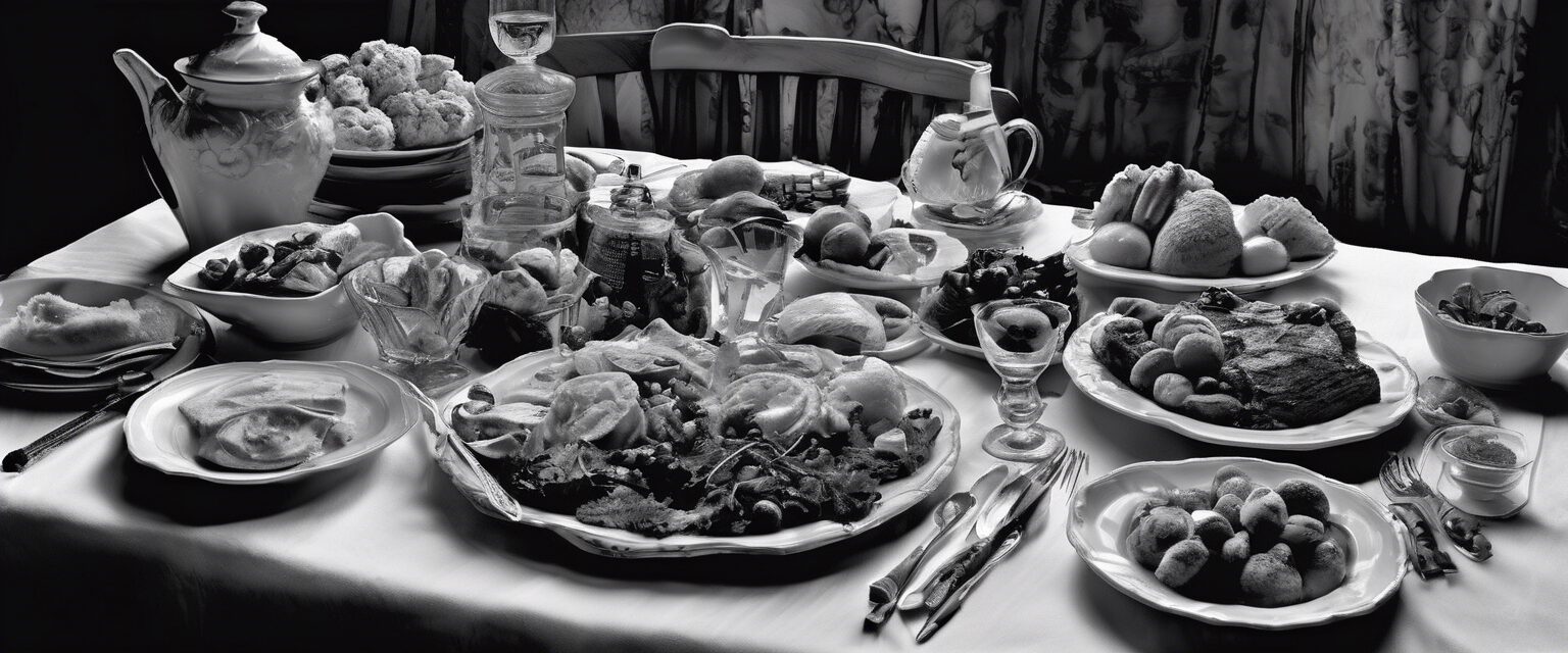  "Insaciabilidad Retratada: Un Festín de Gula"

