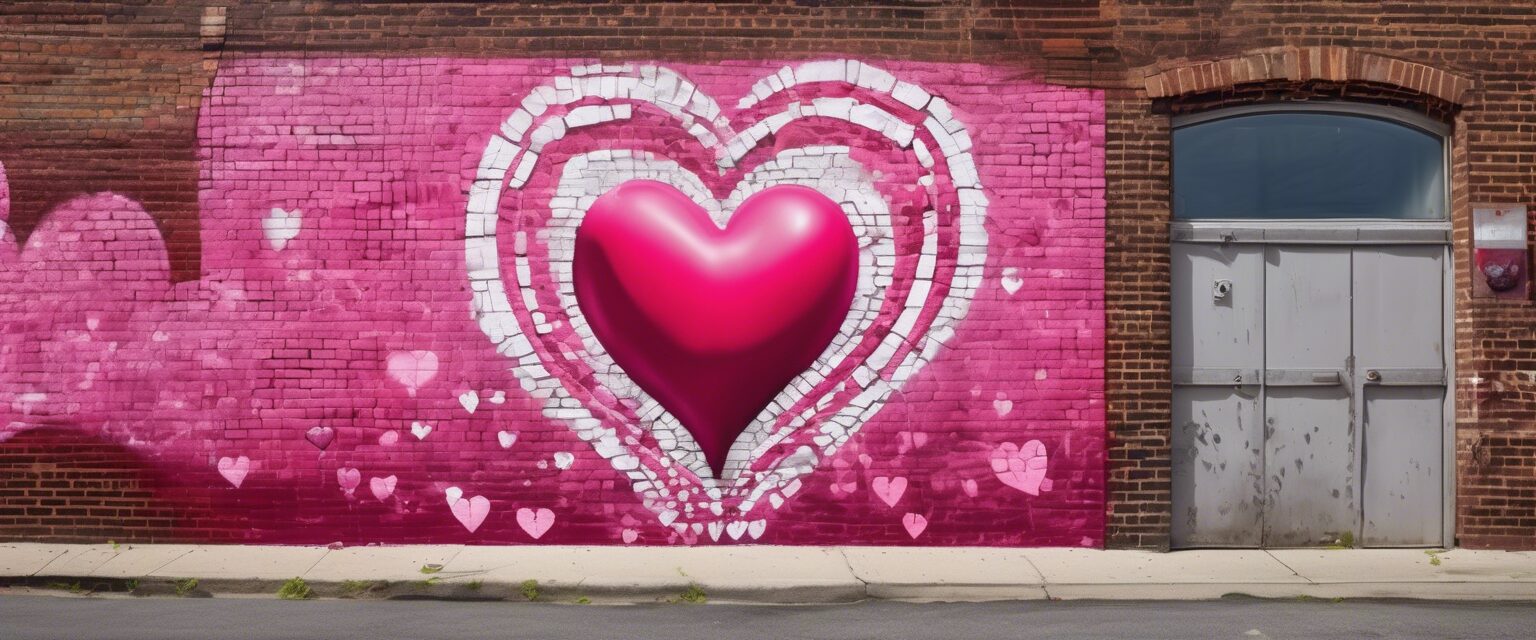  Mosaico de Amor: Un Mural Urbano de "Van"

