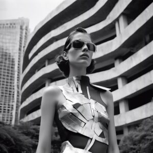  "Futuro Reflejado: La Moda en la Arquitectura Neo Brutalista"

