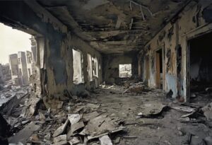  "Echoes of a Third: A confluence of Fear and Destruction" 

