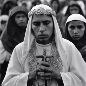  "Esperanza enmascarada: Un balance complejo entre la tradición y el futuro"

