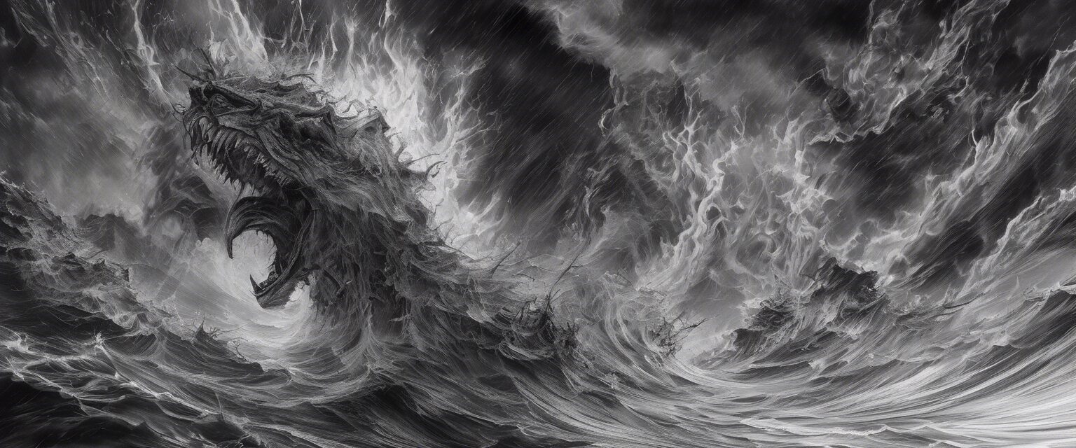  "Retrato de Ira: Un Estudio en Blanco y Negro" 

