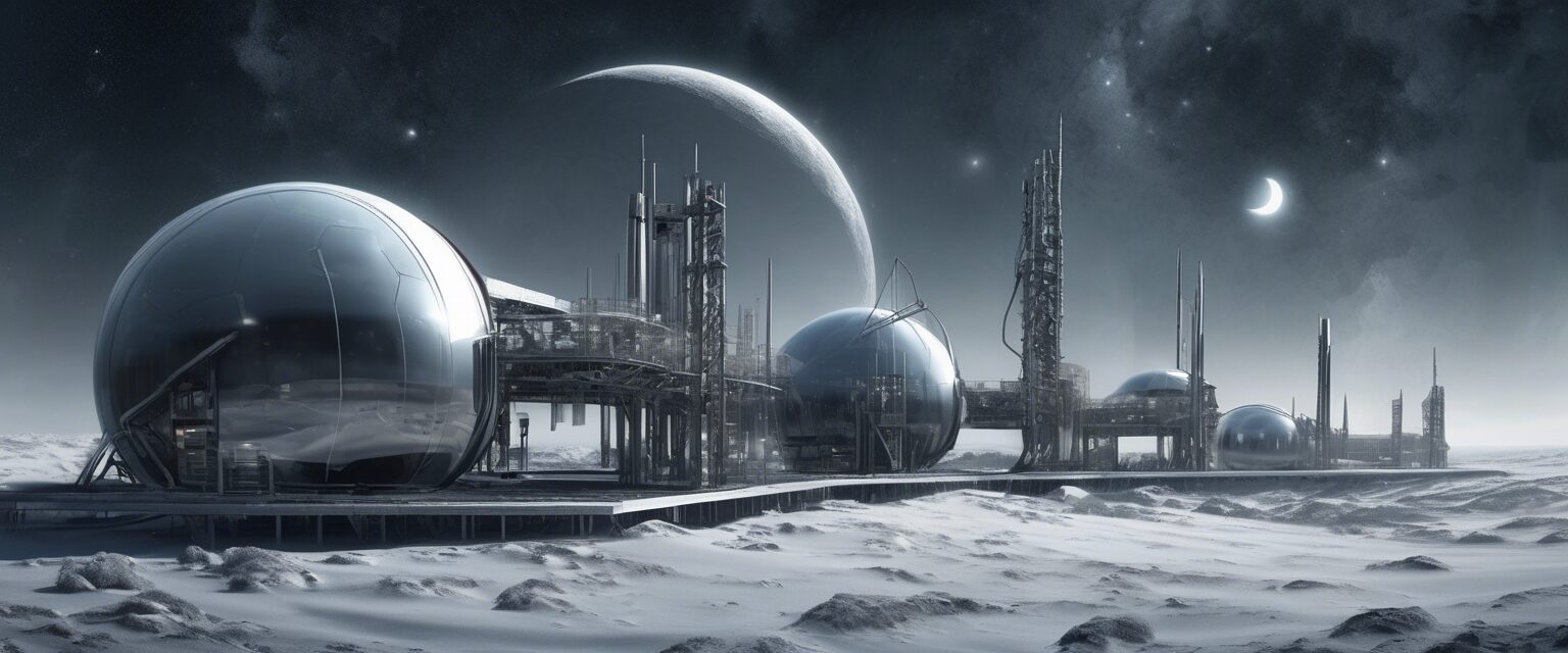  
"Espejismo Lunar: La Confluencia de la Humanidad y el Silencio Estelar"

