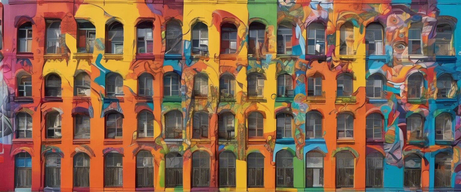  "Sobre la Vida: Un mural encolado de la vida y humanidad"

