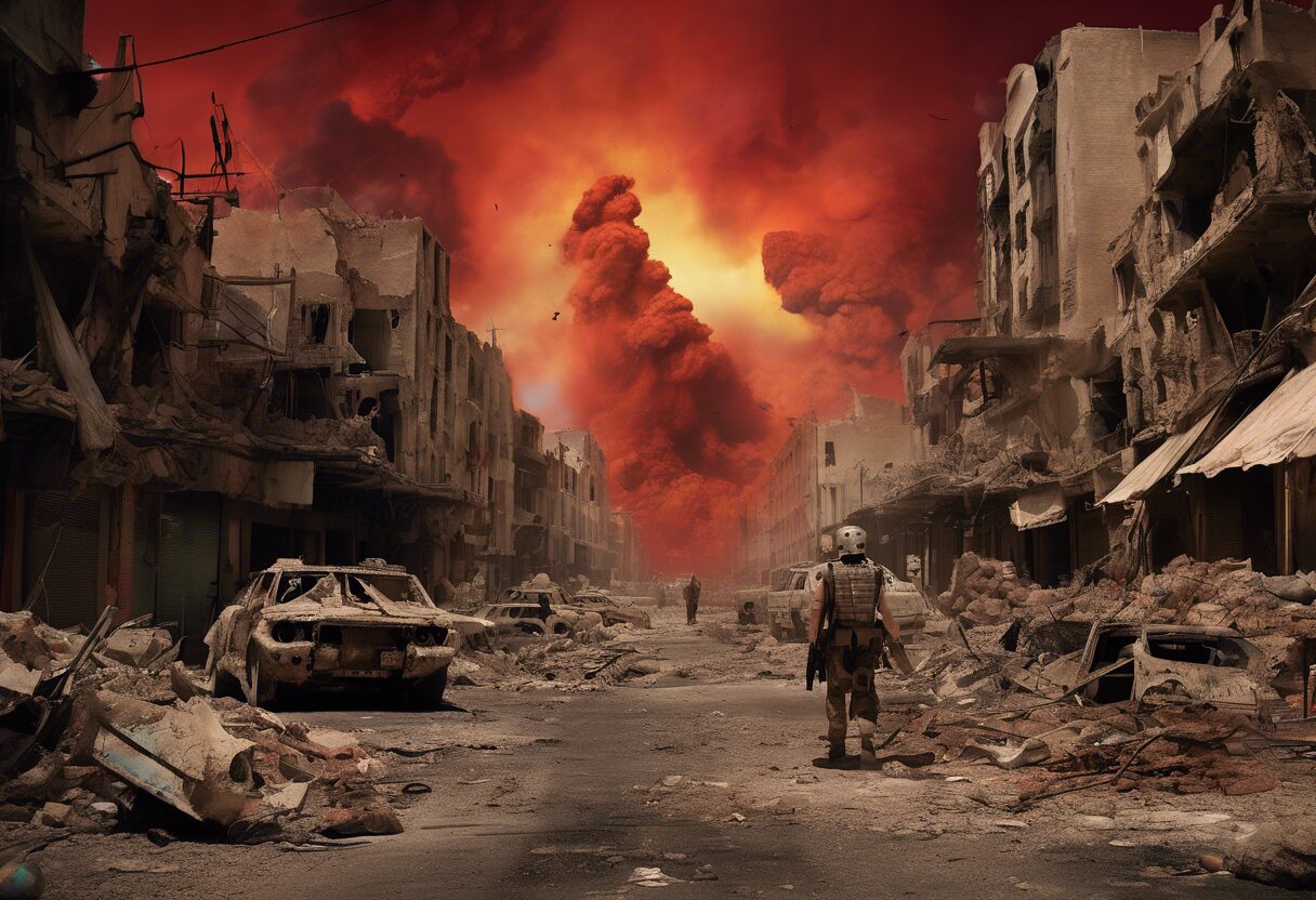  "Contrastes de Vida y Guerra en el Medio Oriente"

