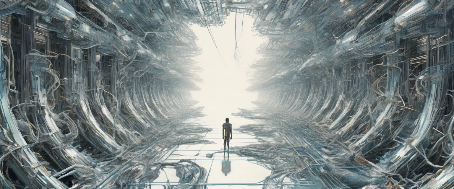  "La Disolución de Multirealidades: Posthumanismo y Transhumanismo en un Paisaje Digital Futurista"

