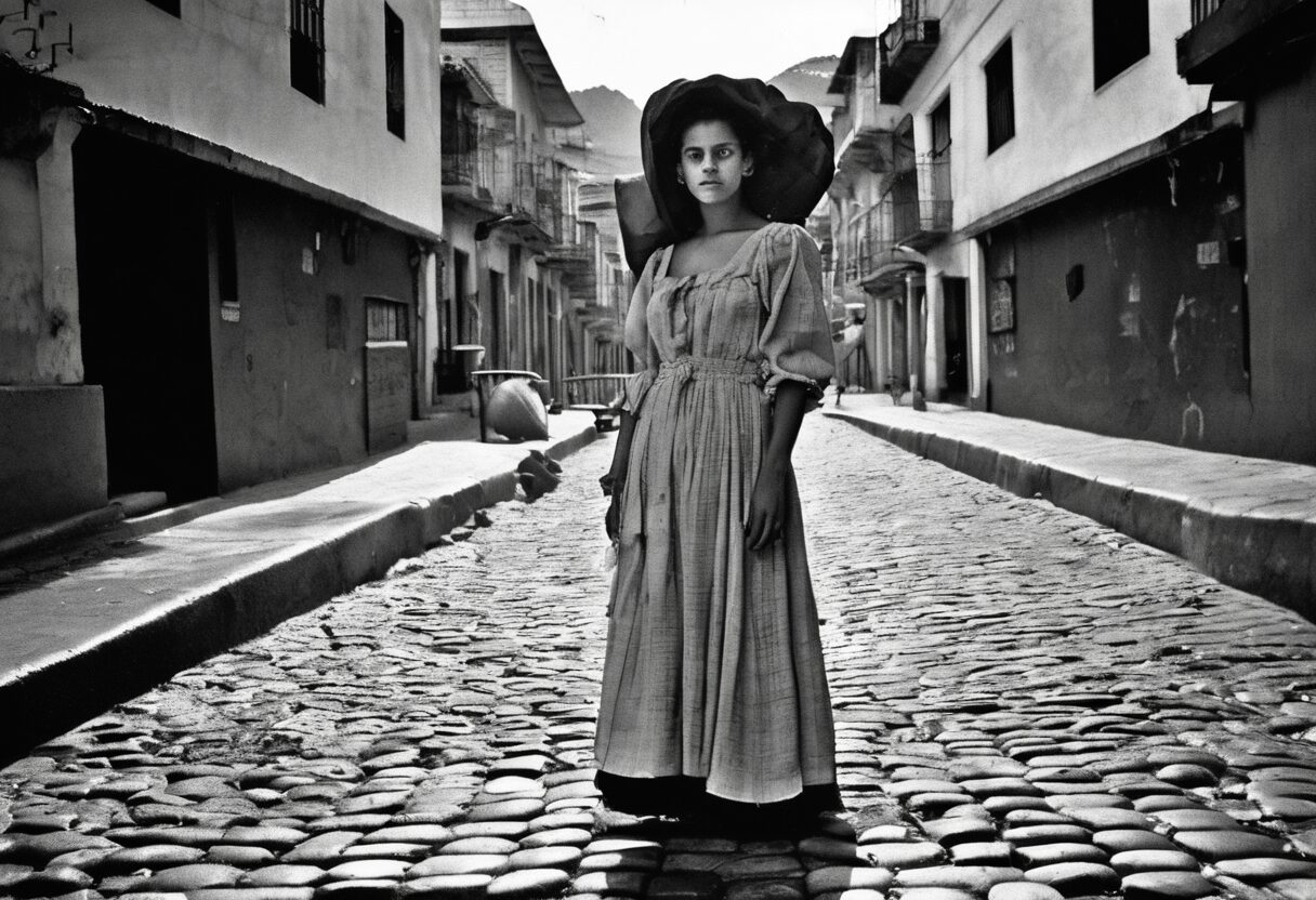  "La Rebelde Modesta del Mercado de Caracas: Retrato Analógico del Siglo XIX"

