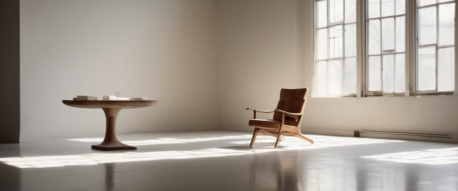  "Reflejos de la vida artística: un viaje sutil y minimalista"

