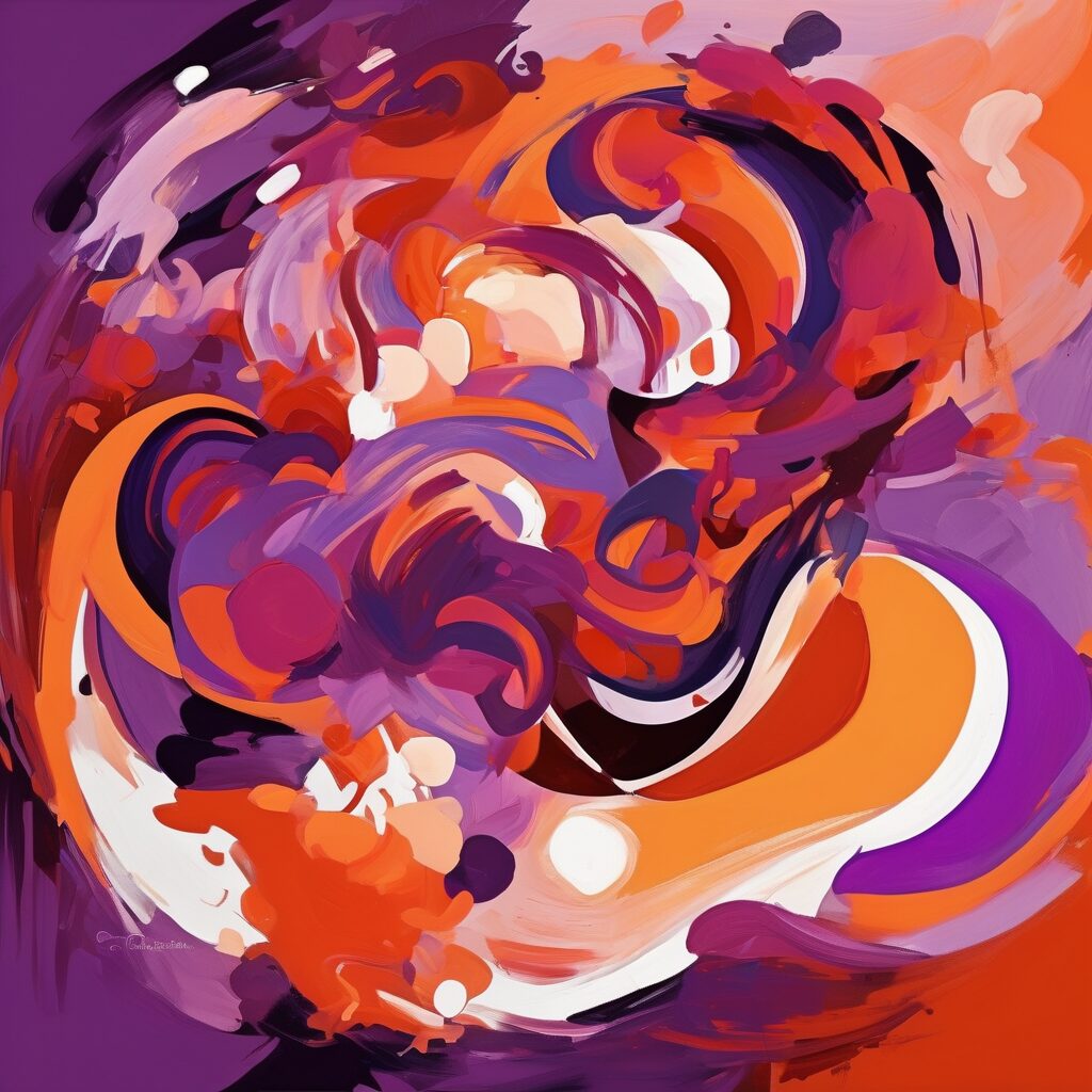  "Explosión de Amor: Un Viaje a Través del Color y la Textura"

